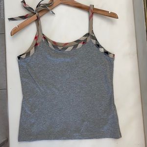 Burberry cotton blend tank top